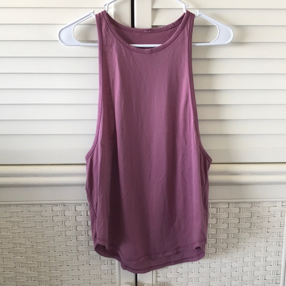 lululemon athletica Tops - SOLD Lululemon tank top high neck pink yoga 4 6